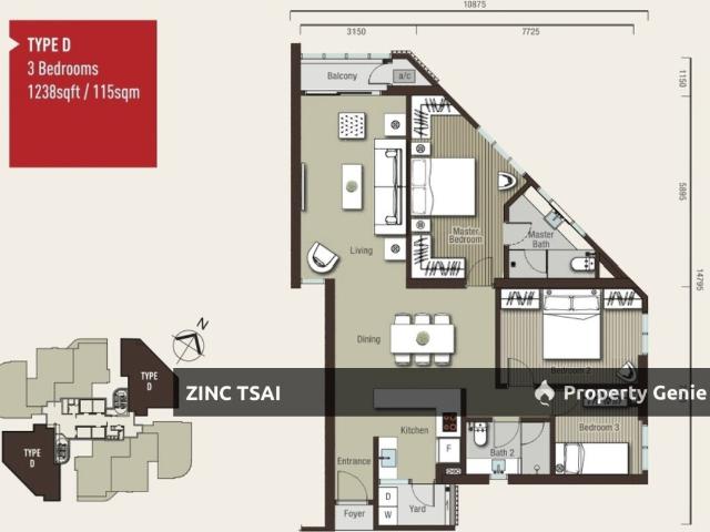 Serviced Residence for rent in Country Heights Damansara, Kuala Lumpur