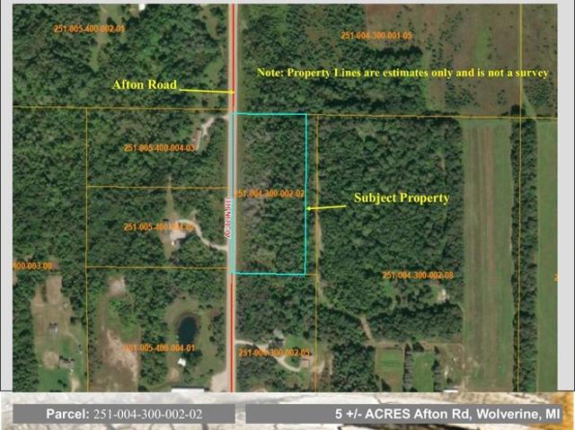 Land for sale in Wolverine, Cheboygan County