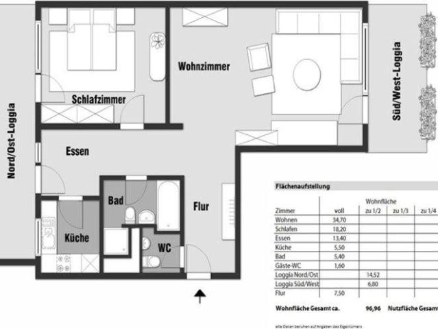 Wohnung kaufen in Sachsenhausen Süd, Sachsenhausen
