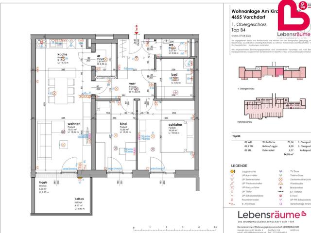 Wohnung mieten in Vorchdorf, Bezirk Gmunden