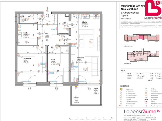 Wohnung mieten in Vorchdorf, Bezirk Gmunden