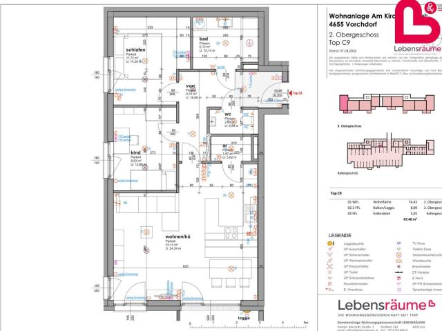Wohnung mieten in Vorchdorf, Bezirk Gmunden