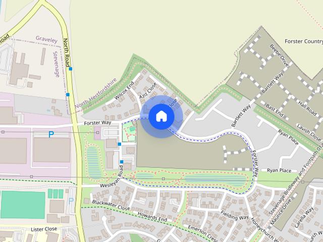 House for rent in Fishers Green, Stevenage