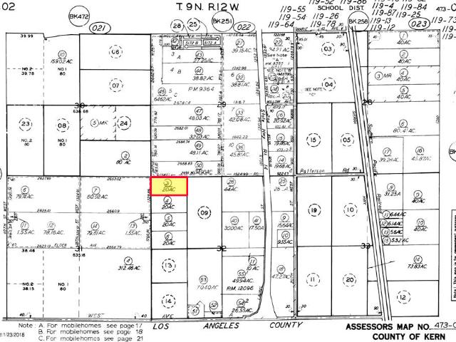 Land for sale in California