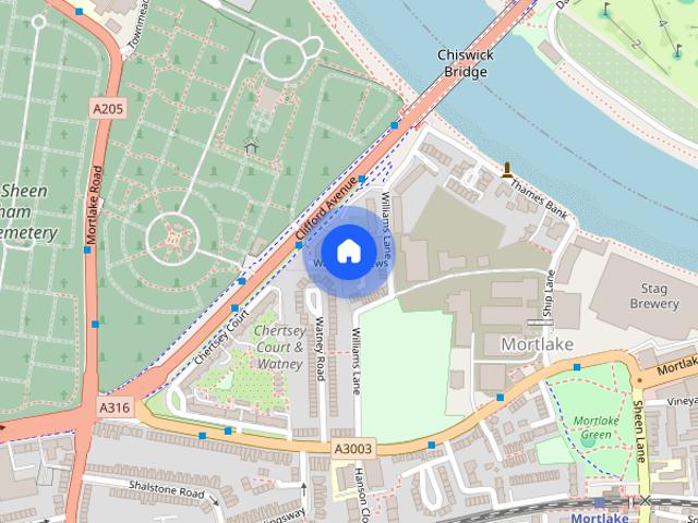 Apartment for rent in Mortlake, Greater London