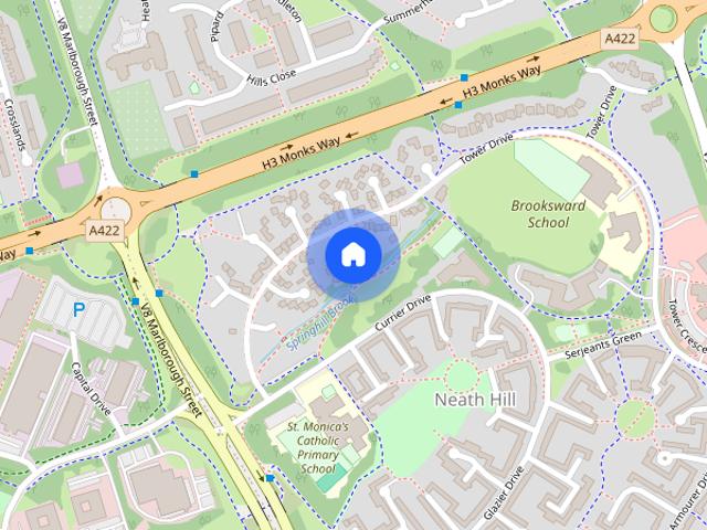 House for rent in Great Linford, Milton Keynes