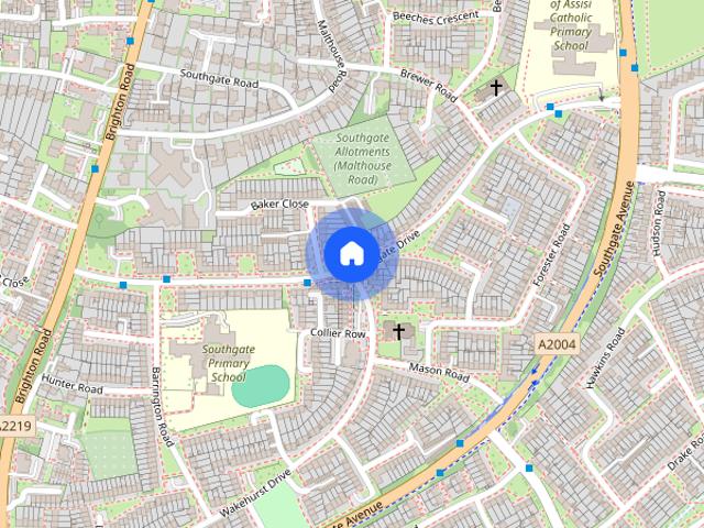 House for rent in Glynde, West Sussex