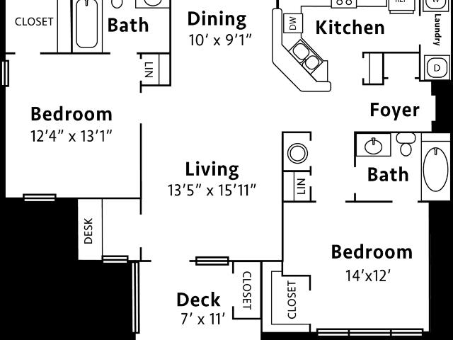 Apartment for rent in Kennesaw, Cobb County