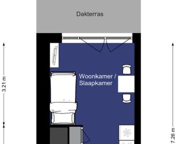 Studio te huur in Den Haag, Zuid Holland