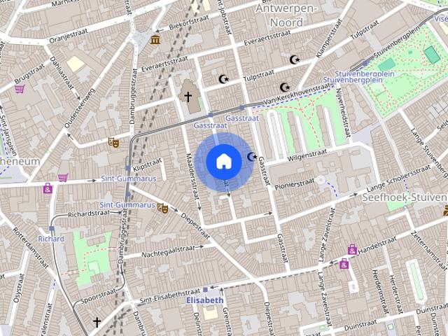 Kamer location à Seefhoek-Stuivenberg, Antwerpen