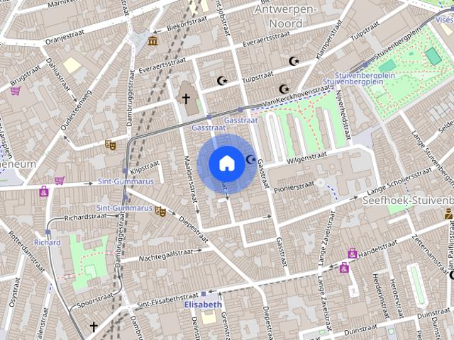 Kamer location à Antwerpen