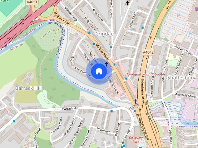 House for rent in Crindau, Newport