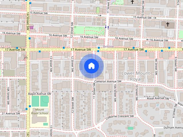 Apartment for rent in 17th Ave Retail & Entertainment District, Calgary