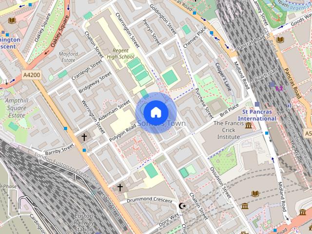 Apartment for rent in Kings Cross, Somers Town