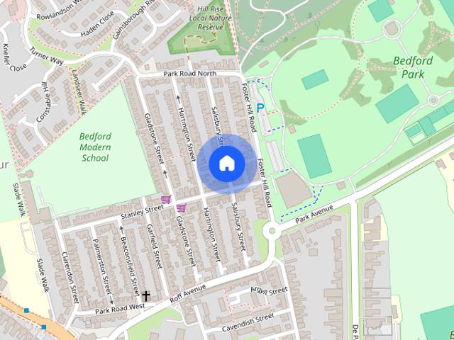 House for rent in Harpur, Bedford