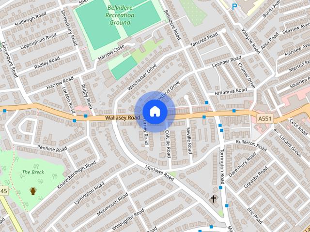 Apartment for rent in Liscard