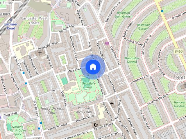 House for rent in Lancaster West Estate, Greater London