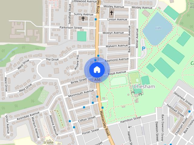 Apartment for rent in Chesham, Bury