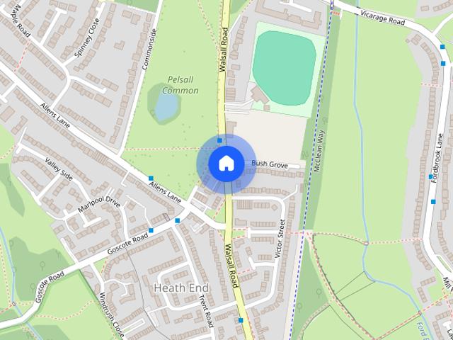 House for rent in Pelsall, West Midlands