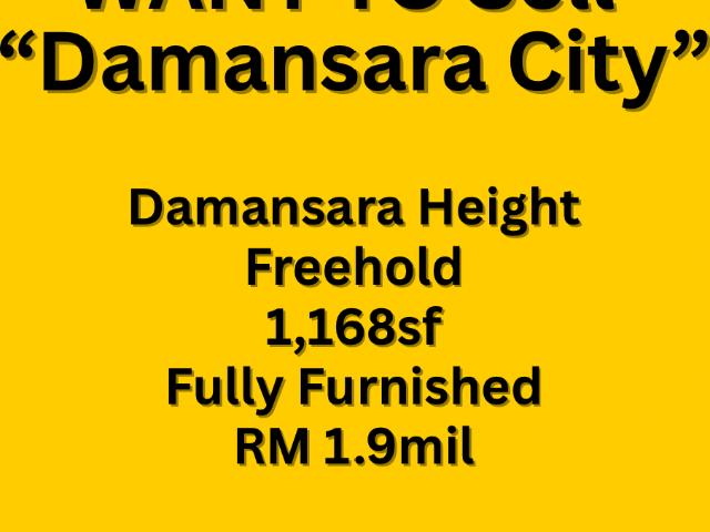 Apartment for sale in Country Heights Damansara, Kuala Lumpur