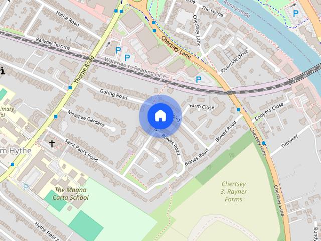 Apartment for rent in Egham Hythe, Row Town