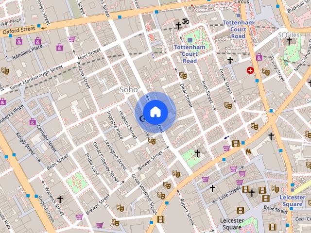 Apartment for rent in Soho, Greater London