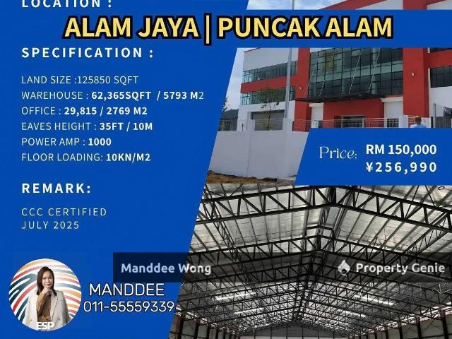 Warehouse for sale in Selangor