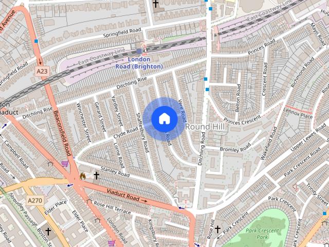 Apartment for rent in Round Hill, Brighton & Hove