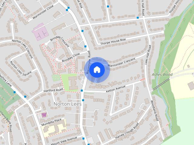 House for rent in Norton Lees, South Yorkshire