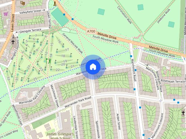 Apartment for rent in Marchmont, Scotland