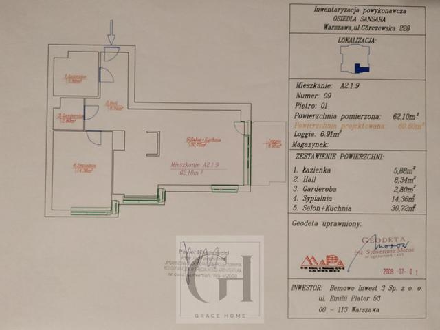 Apartament na sprzedaż w Warszawa, Mazowieckie