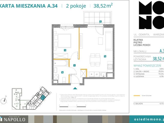 Mieszkanie na sprzedaż w Warszawa, Mazowieckie