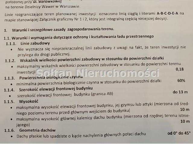 Grunt na sprzedaż w Warszawa, Mazowieckie