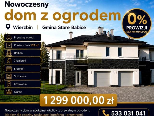 Dom na sprzedaż w Wierzbin, powiat warszawski zachodni