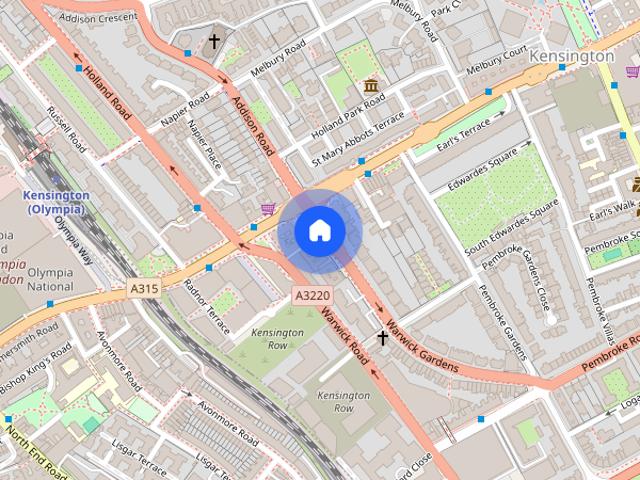 Apartment for rent in Kensington, Greater London