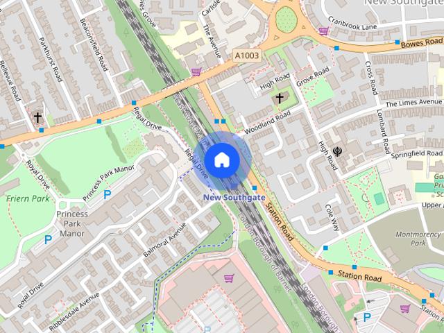 Apartment for rent in Brunswick Park, Greater London