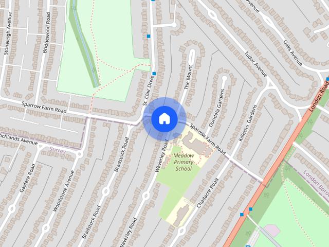 House for rent in Stoneleigh, Ewell