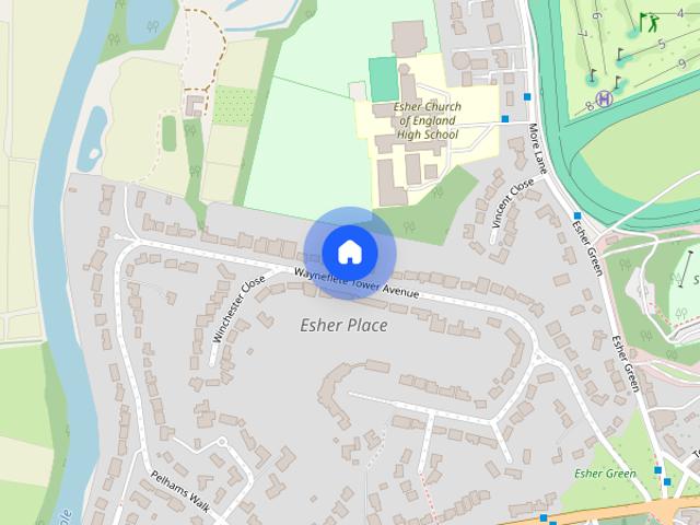 House for rent in Lower Green Esher, Blackhills