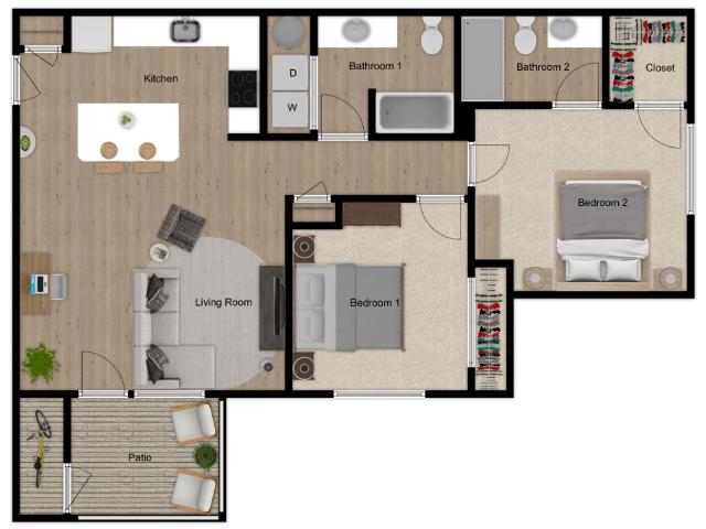 Apartment for rent in Woodburn