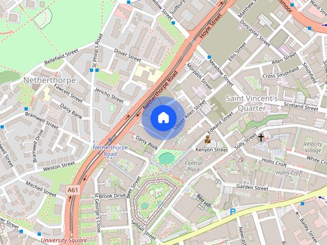 Room for rent in Saint Vincent's, Sheffield