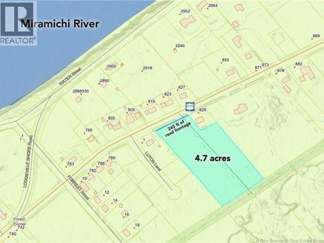 Land for sale in Miramichi, New Brunswick