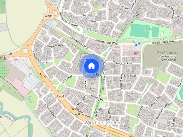 House for rent in Wickhurst Green, Horsham