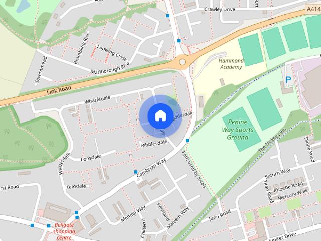Room for rent in Highfield, Pouchen End
