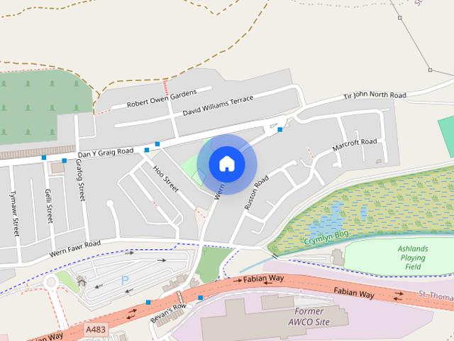 House for rent in Nangreaves, Wales