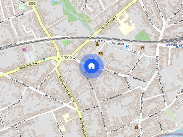 Appartement location à Wervicq, West-Vlaanderen