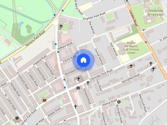 House for rent in Leicester, Clarendon Park