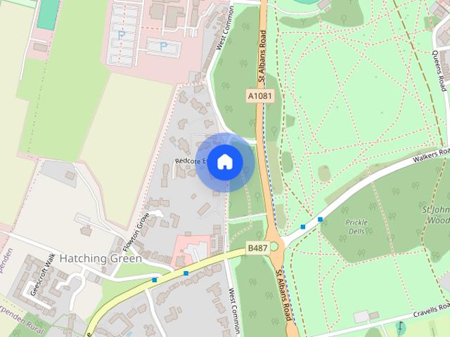 House for rent in Hatching Green, Five Acres