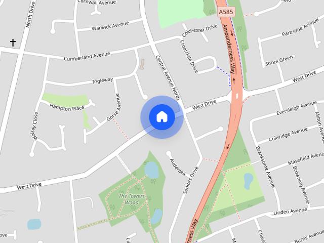 Apartment for rent in Rossall Beach, Cabus