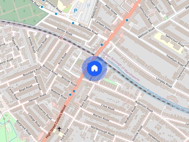 Apartment for rent in London Borough of Merton, Collier's Wood
