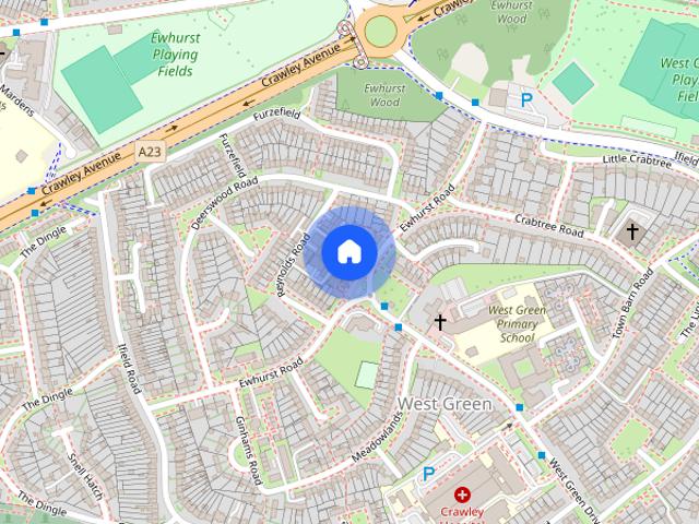 House for rent in West Green, Crawley